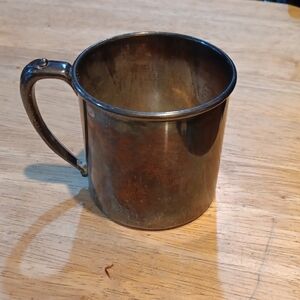 Vintage Tudor Silver Plated Baby Cup